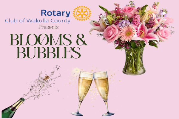Blooms and Bubbles event (flowers and wine)